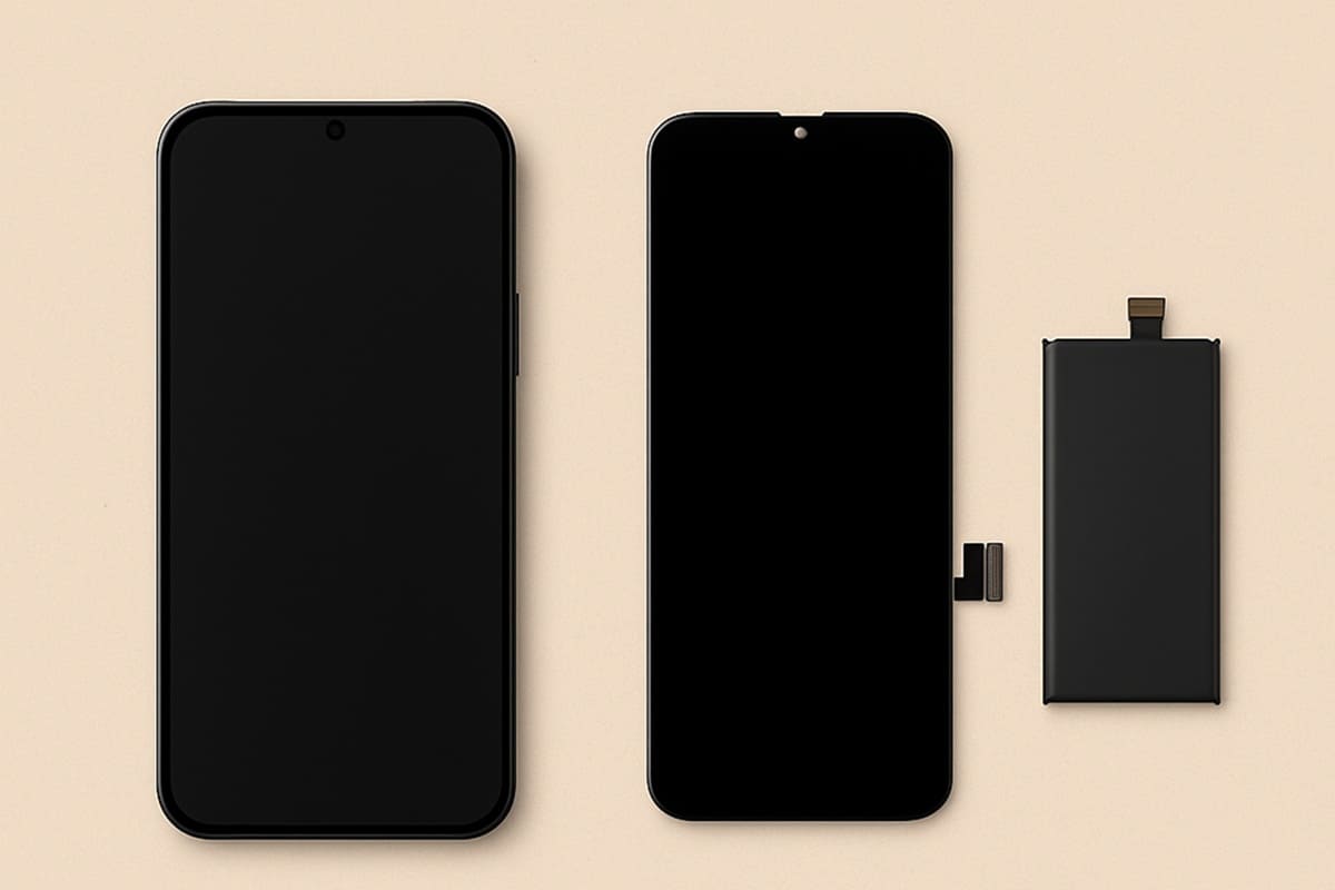 componenti per riparare smartphone